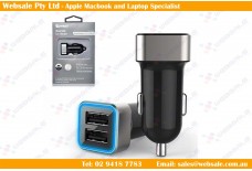 2 Usb Port Cigarette Socket Car/Vehicle Charger Smartphone/Iphone/Ipad/Ipod/Gps