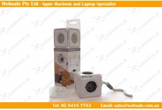 Allocacoc PowerCube 4 Power Outlet and 2 USB Ports 1.5m Grey